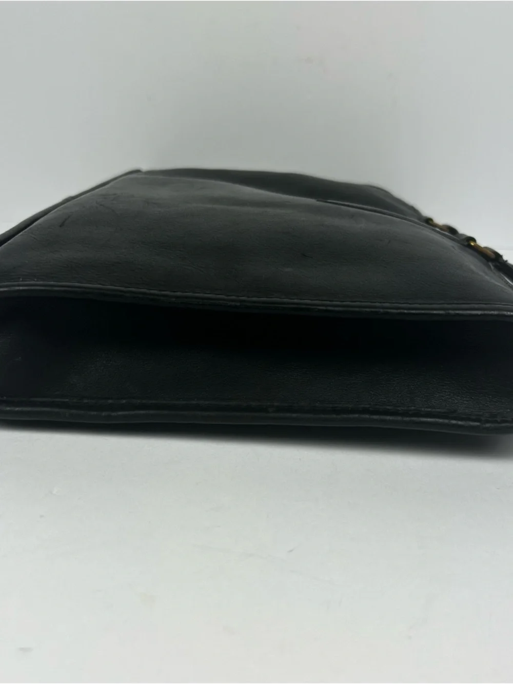 Vintage Coach Classic Black Leather Briefcase - Women’s Professional Work Bag